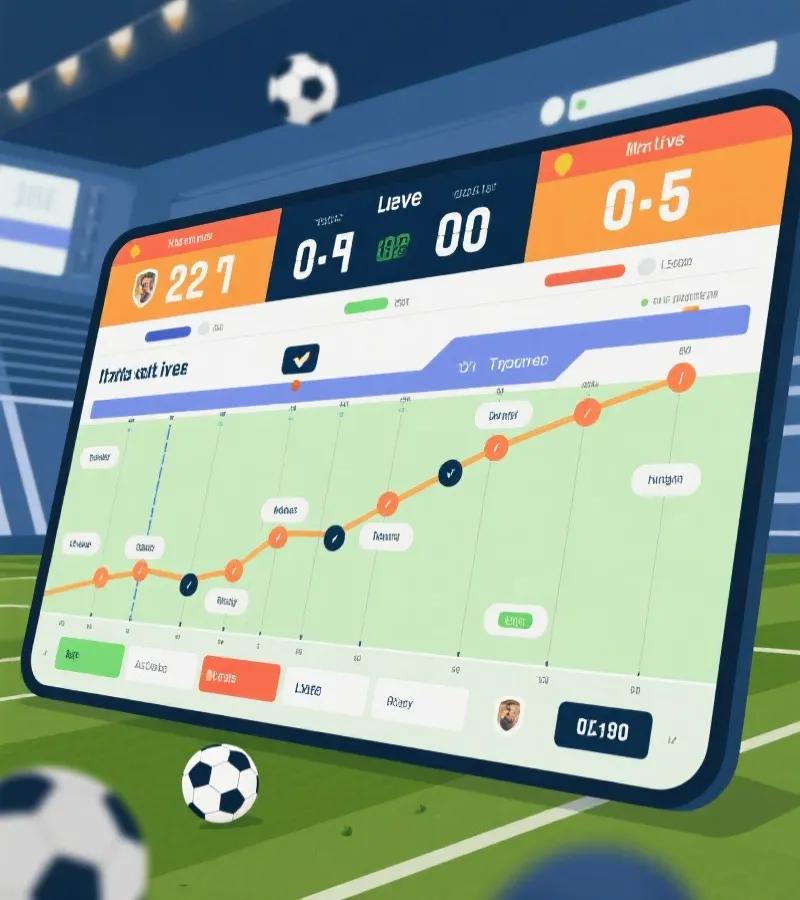 赛事赔率与滚球投注信息展示