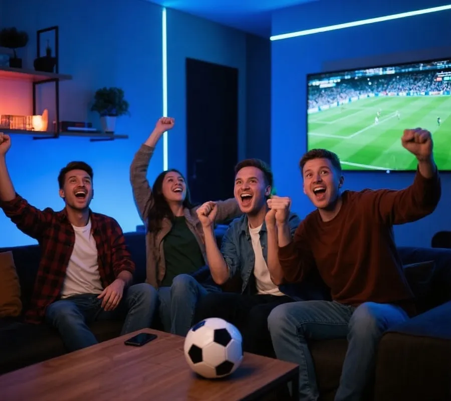 世界杯高清直播观看氛围